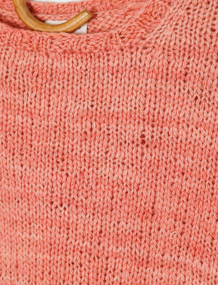 'Hibiscus' Colours From Clouds Merino Wool Vest
