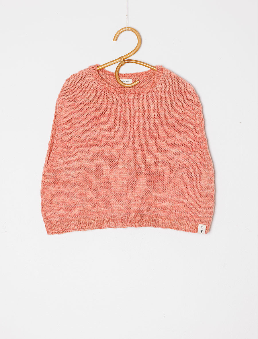 'Hibiscus' Colours From Clouds Merino Wool Vest