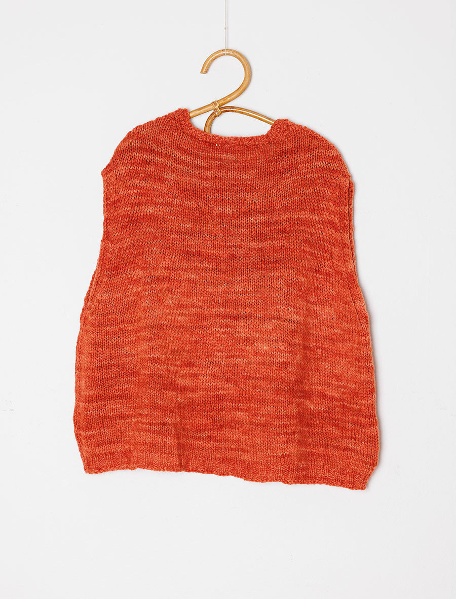 'Marigold' Colours From Clouds Merino Wool Vest