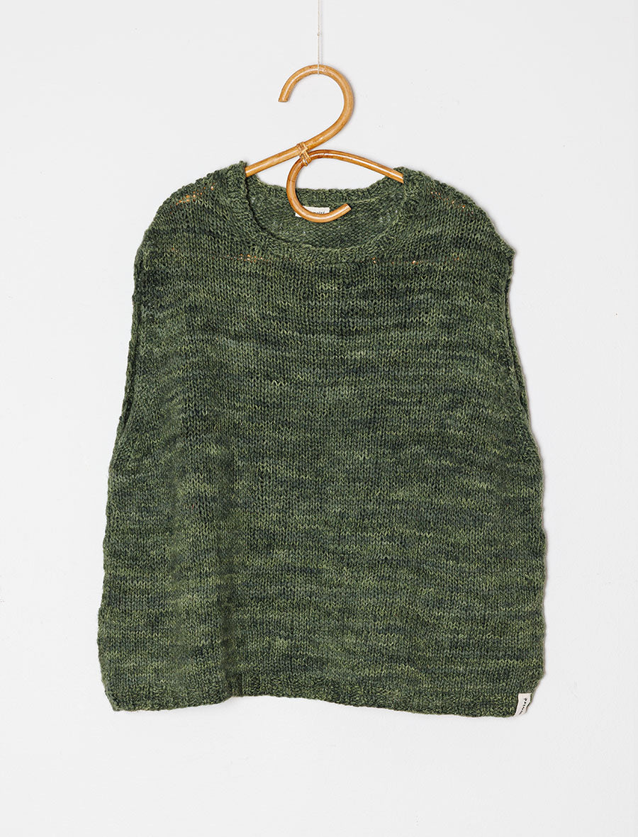 'Nettle' Colours From Clouds Merino Wool Vest