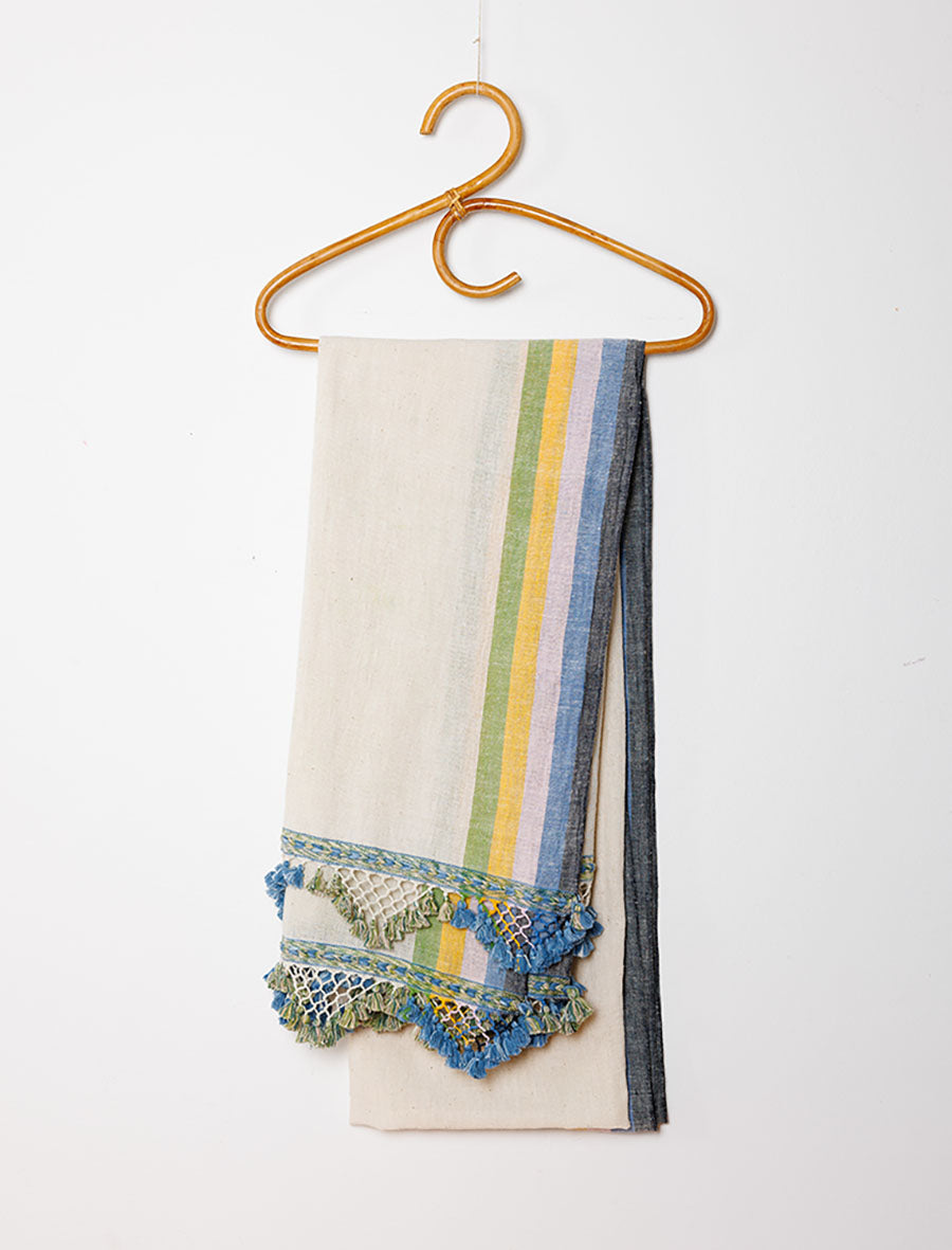 Moiré Magic hand-loom Kala cotton curtain