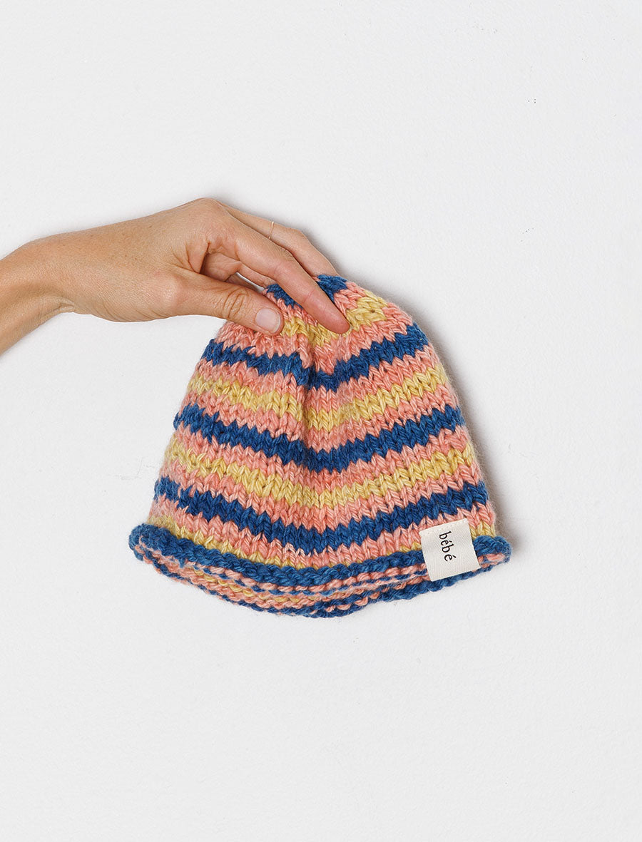 Starry Night Knitted Hat in Merino Wool