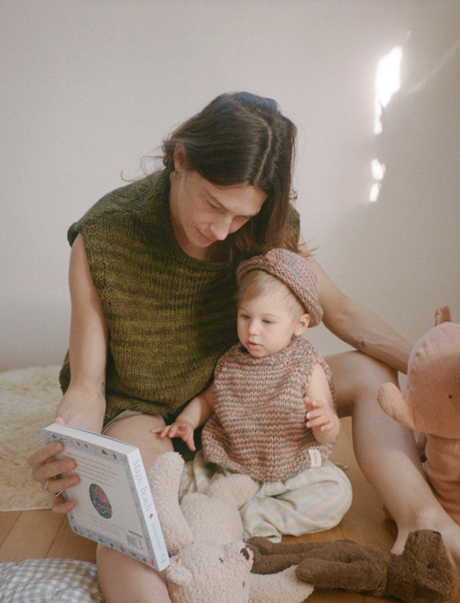 'Bayleaf' Colours From Clouds Merino Wool Vest