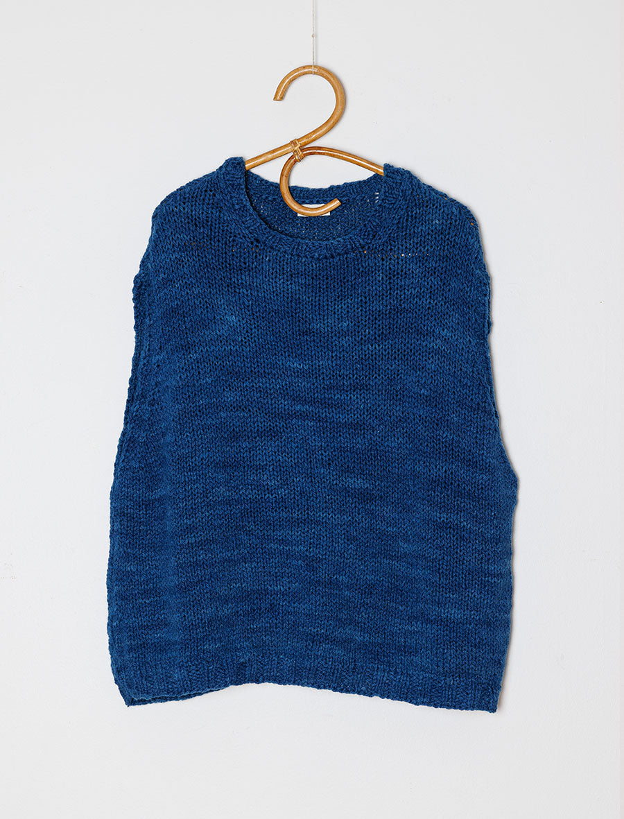'Sea' Colours From Clouds Merino Wool Vest