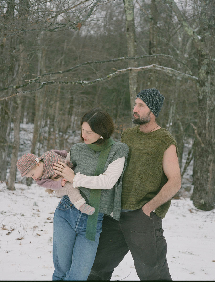 'Rain' Colours From Clouds Merino Wool Vest