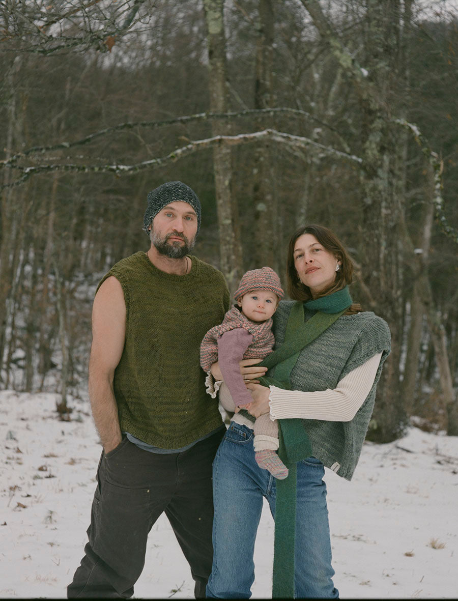 'Seagrass' Colours From Clouds Merino Wool Vest