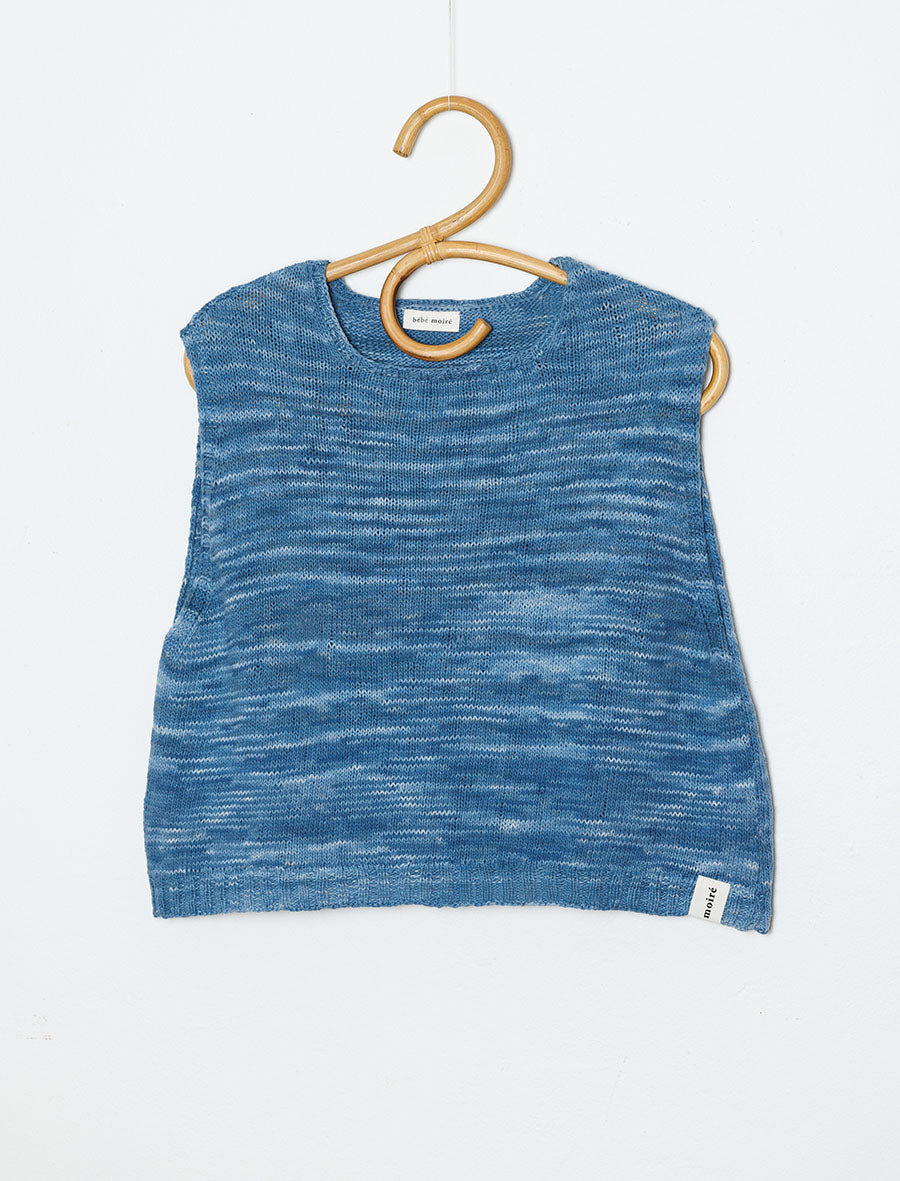Adults Kala Cotton Vest Bébé Blue