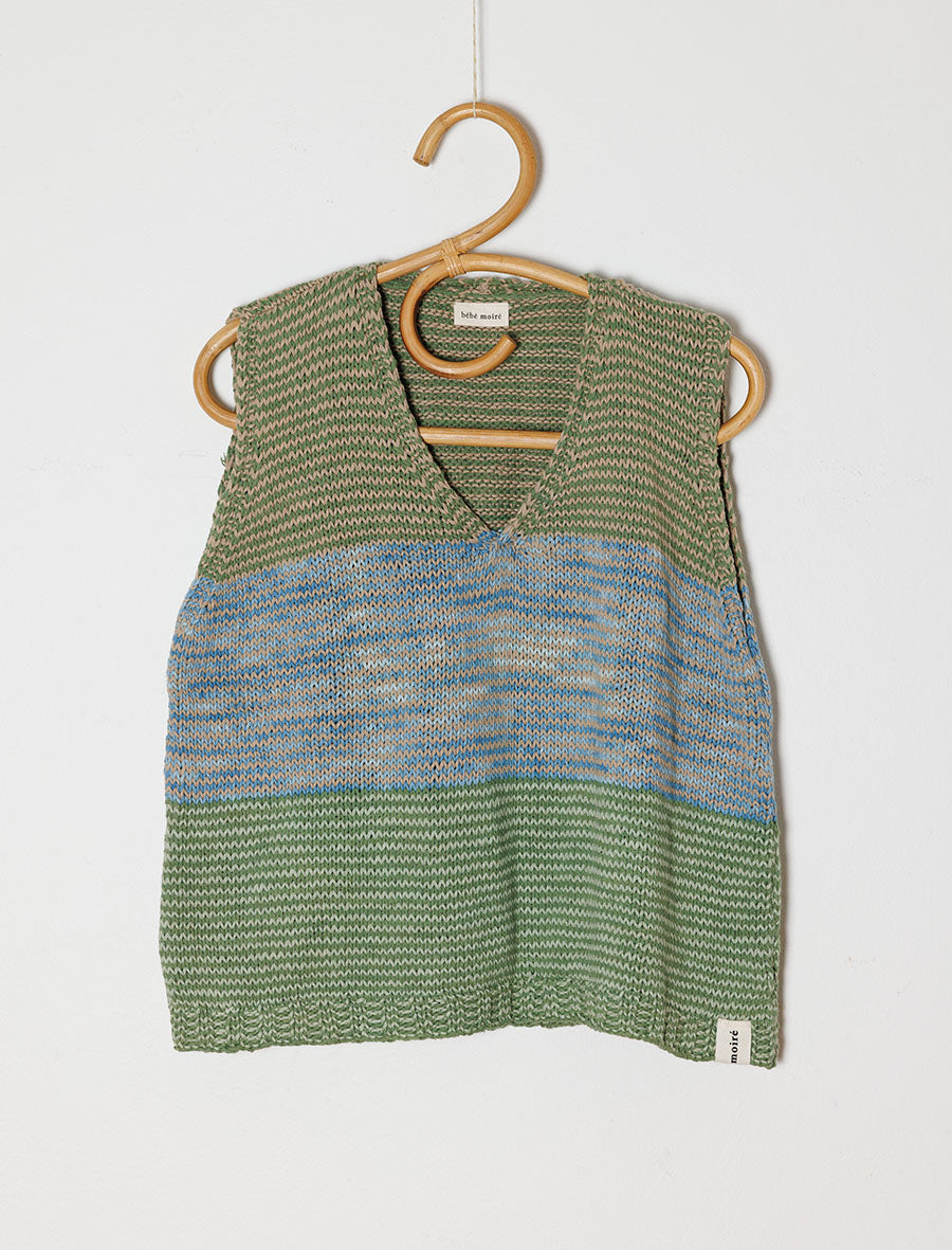 Adults Kala Cotton Vest Sea Glass (Pre-order)