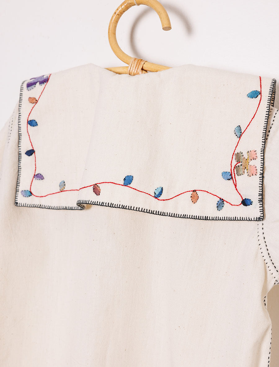 Fleur Cosmic Shirt with Vine Appliqué