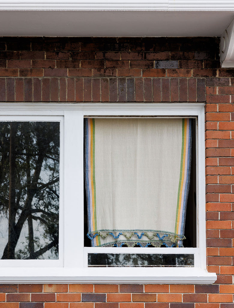 Moiré Magic hand-loom Kala cotton curtain