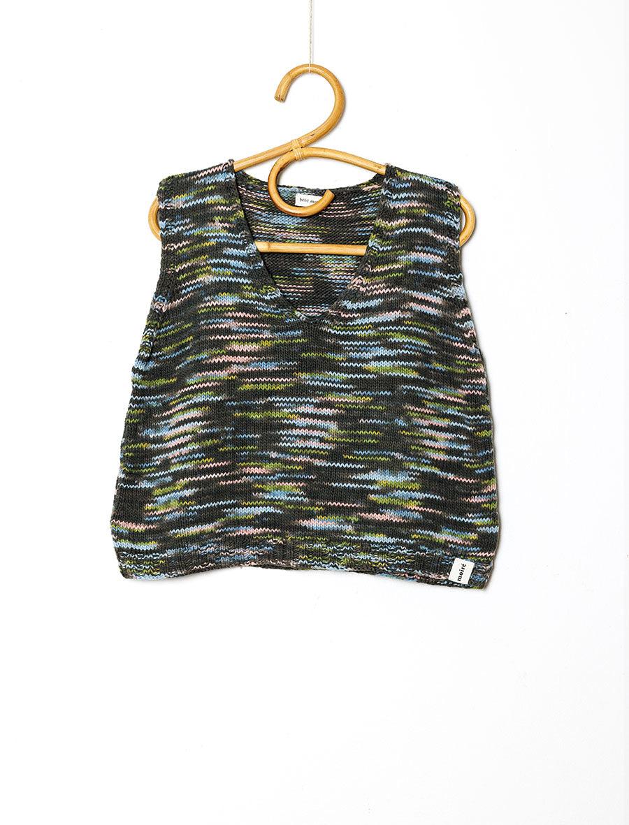 Adults Kala Cotton Vest Rainbow Cloud