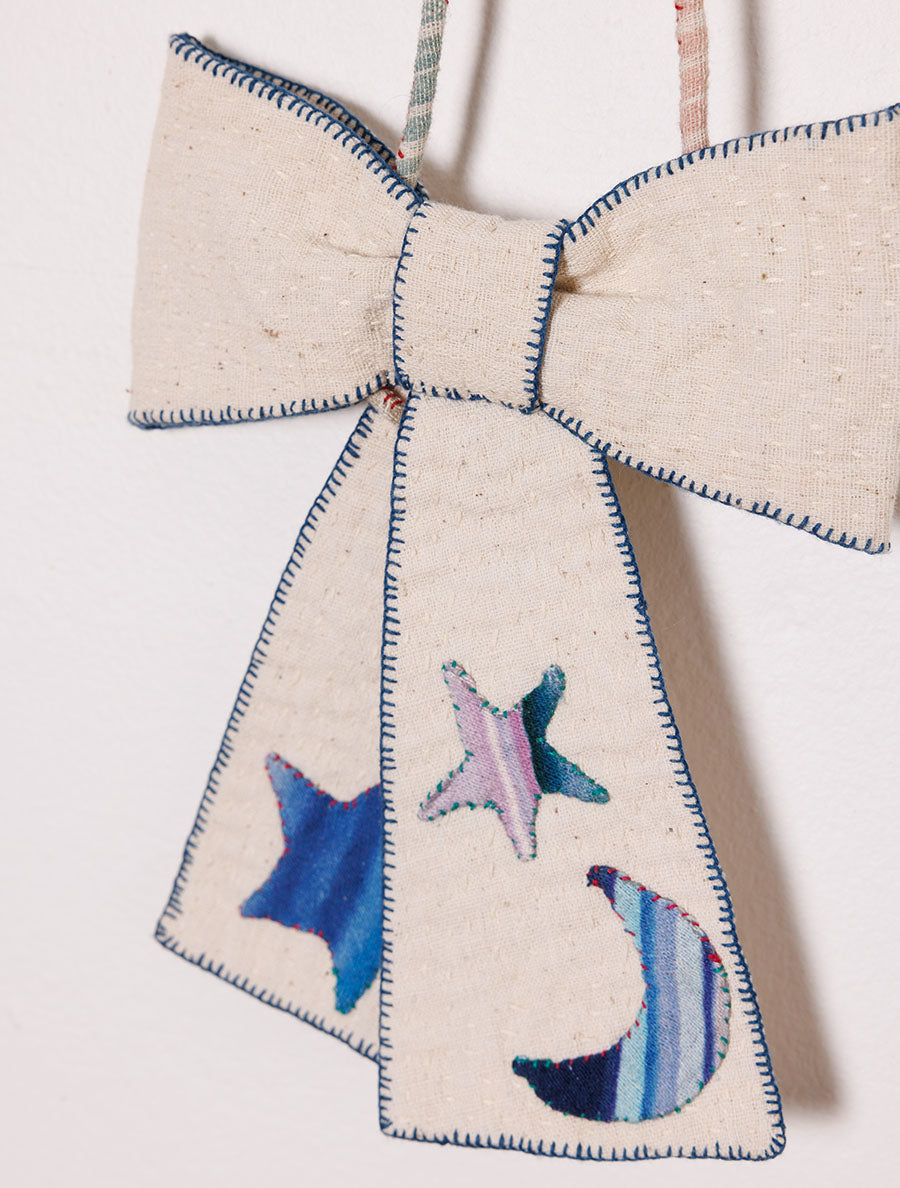 Appliqué Bows (Blue)