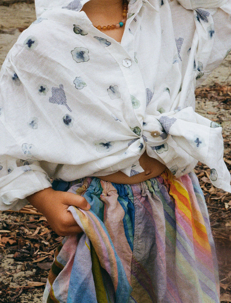 Garden Shirt in Artichoke Flower